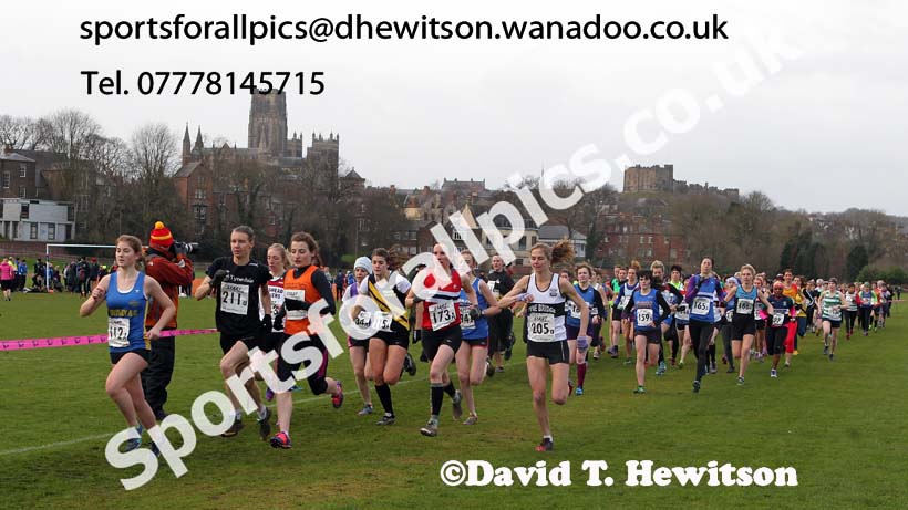 Senior womens Durham Cathedral Relays. Photo: David T. Hewitson/Sports for All Sports